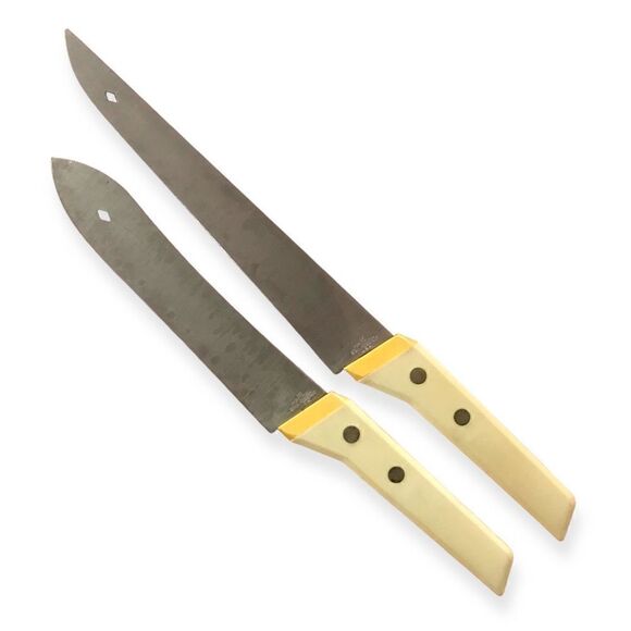 VTG  Imperial La Coutellerie Molybdenum Butcher Cutting Knives Duraplex Handle - Picture 1 of 16